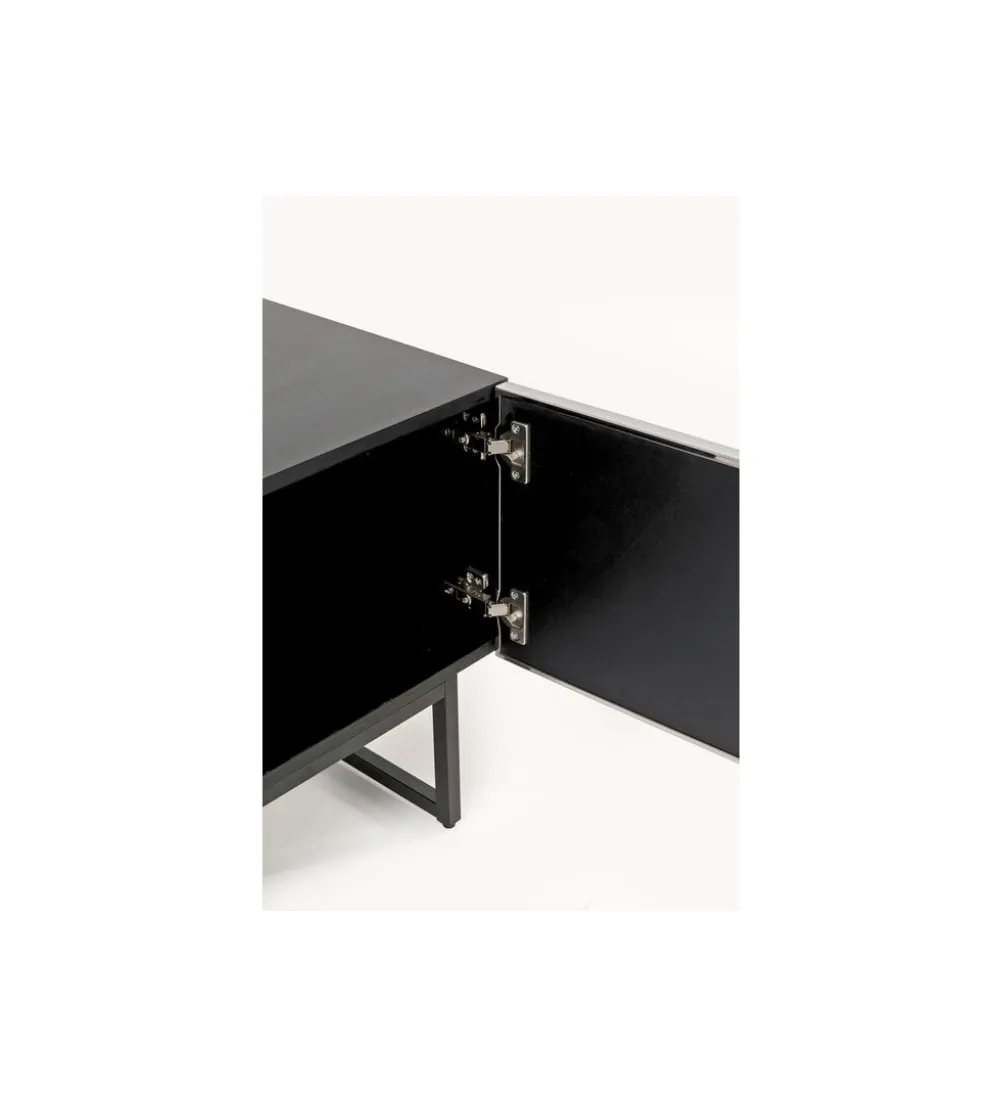 Stolik pod TV CARINO 150 cm srebrna