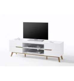 Stolik pod TV CERVO biały