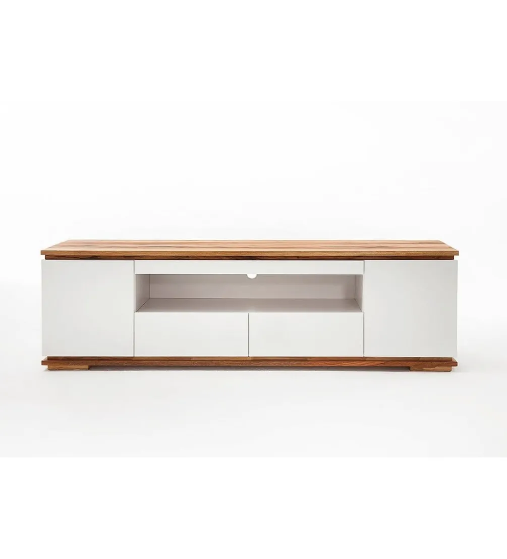 Stolik pod TV CHIARO 200 cm biało kremowa