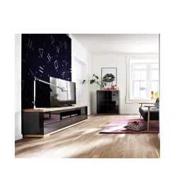 Stolik pod TV CHIARO 200 Cm Czarny