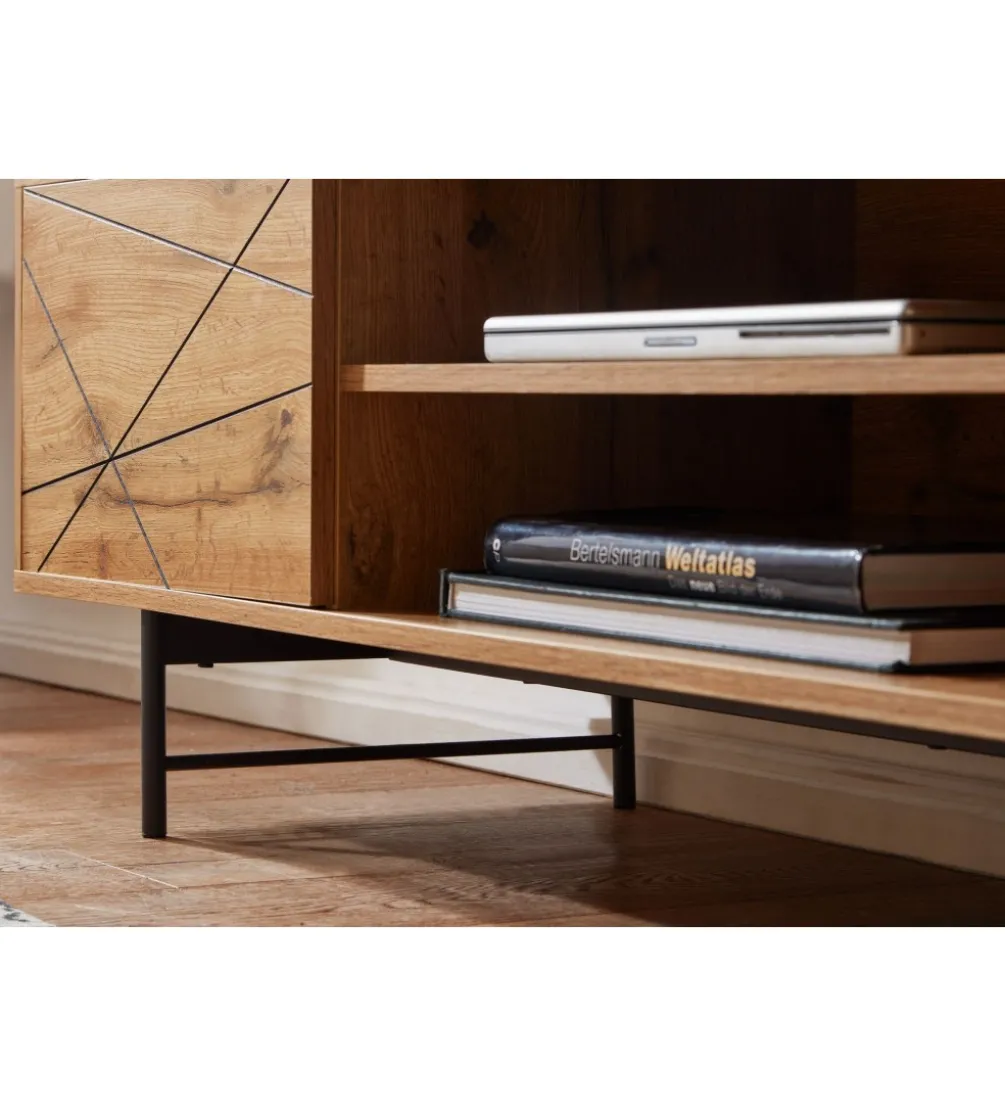 Stolik pod TV COMBRE 160 cm w kolorze dąb