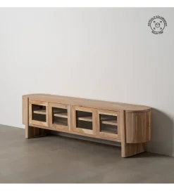 Stolik pod TV CREEL 180 cm drewno mango