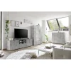 Stolik pod TV DAMA 181 cm w optyce betonu