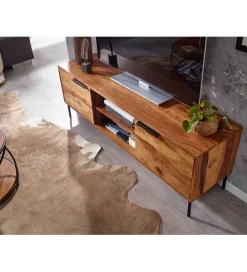Stolik pod TV ELCANTO 147 cm drewno sheesham