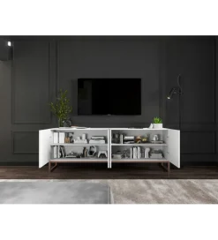 Stolik pod Tv ELPIS 150 cm biały
