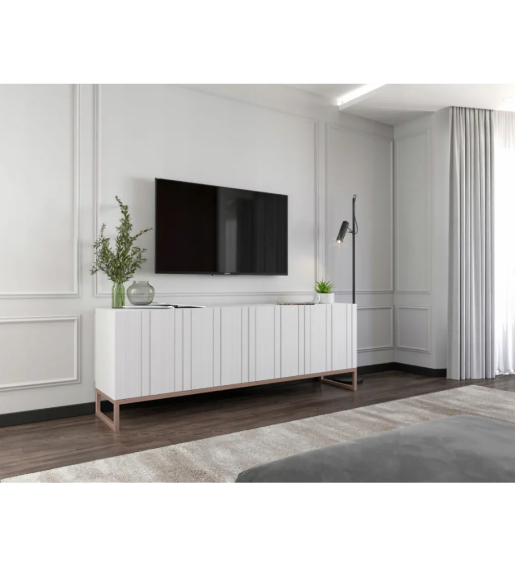 Stolik pod Tv ELPIS 150 cm biały