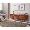 Stolik pod TV ESTELI 147 cm drewno sheesham