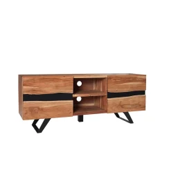 Stolik pod TV EUFRAT Amazonas 160 cm drewno akacja