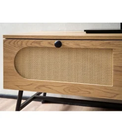 Stolik pod TV FONTA 100 cm w optyce dębu