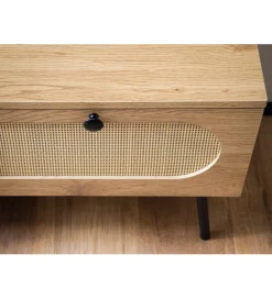 Stolik pod TV FONTA 100 cm w optyce dębu