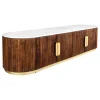 Stolik pod TV GATSBY 170 cm drewno mango brązowy