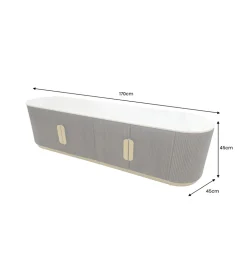 Stolik pod TV GATSBY 170 cm drewno mango brązowy