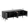 Stolik pod TV GLIMER 150 cm czarny