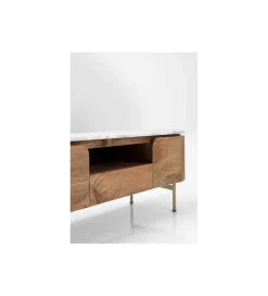 Stolik pod TV GRACE 145 cm drewno mango