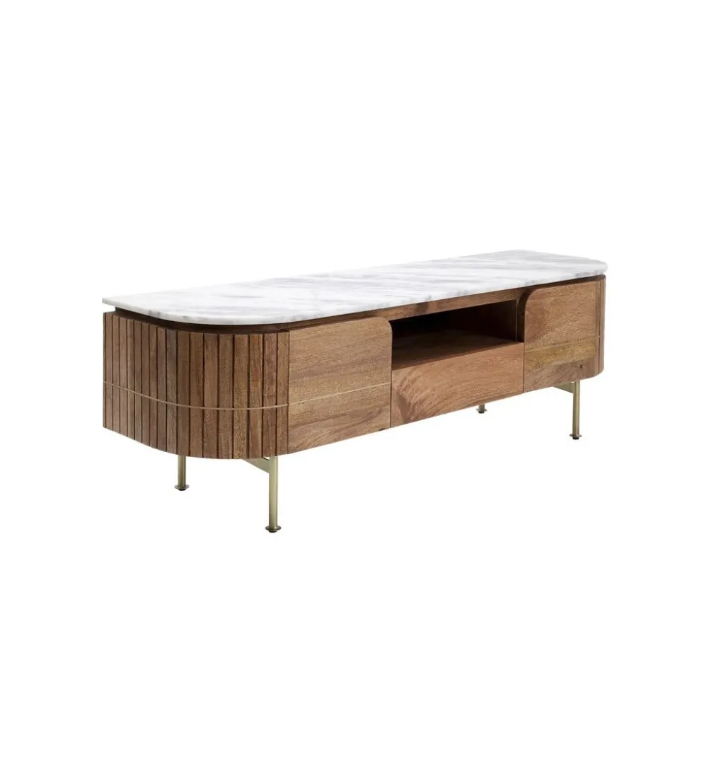 Stolik pod TV GRACE 145 cm drewno mango