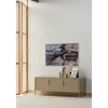 Stolik pod TV GUNNAR 154 cm drewno sosny szary
