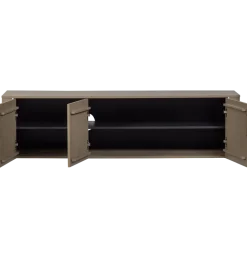 Stolik pod TV GUNNAR 154 cm drewno sosny szary