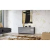 Stolik pod TV HELIO 120 cm czarno-szary