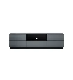 Stolik pod TV HELIO 180 cm szaro czarny
