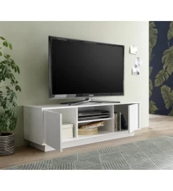 Stolik pod TV ICEE 139 cm biały