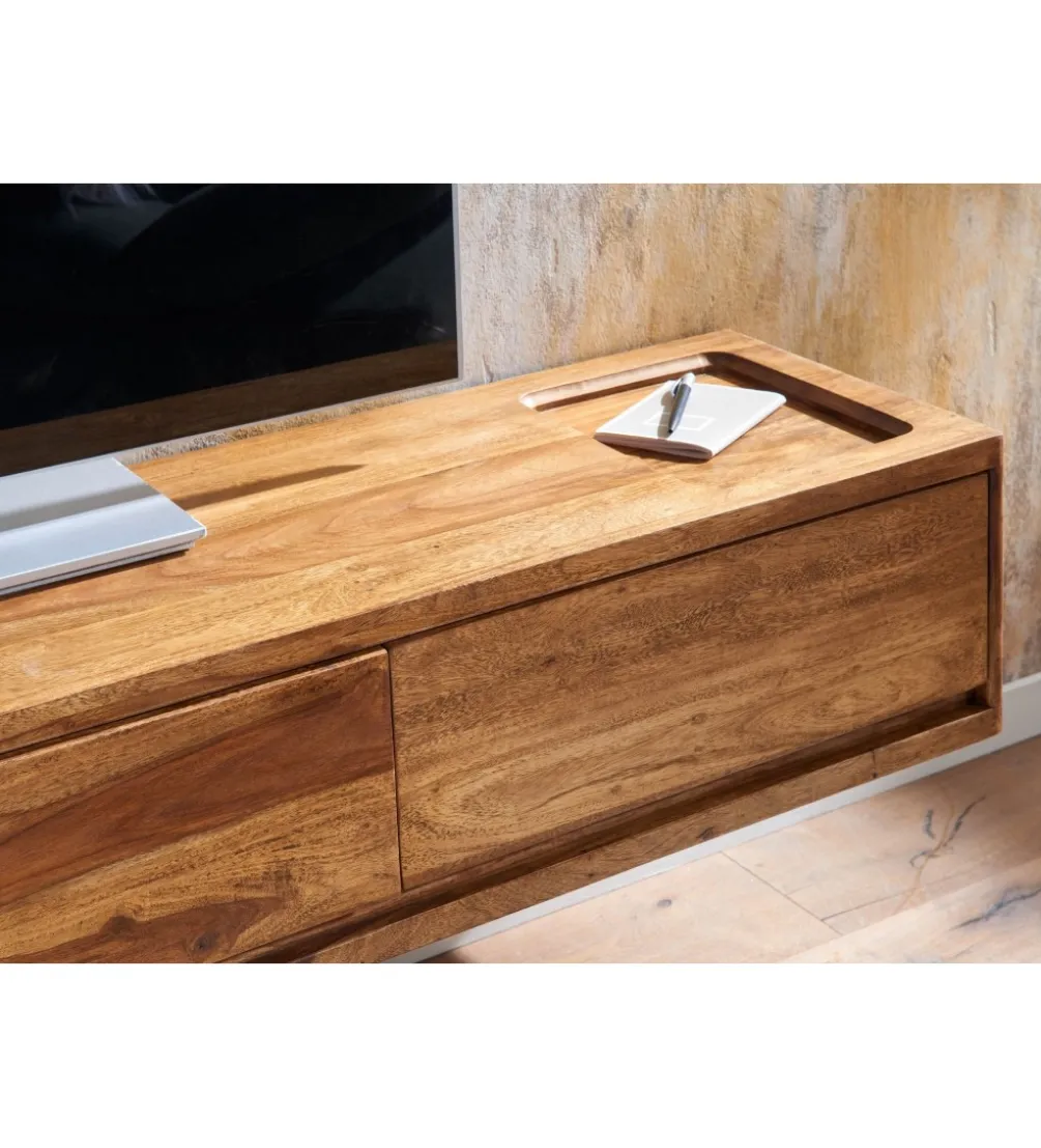 Stolik pod TV INDIOS III 160 cm drewno sheesham