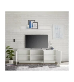 Stolik pod TV JUPITER 182 cm biały