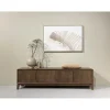 Stolik pod TV KORTE 210 cm drewno mango brąz