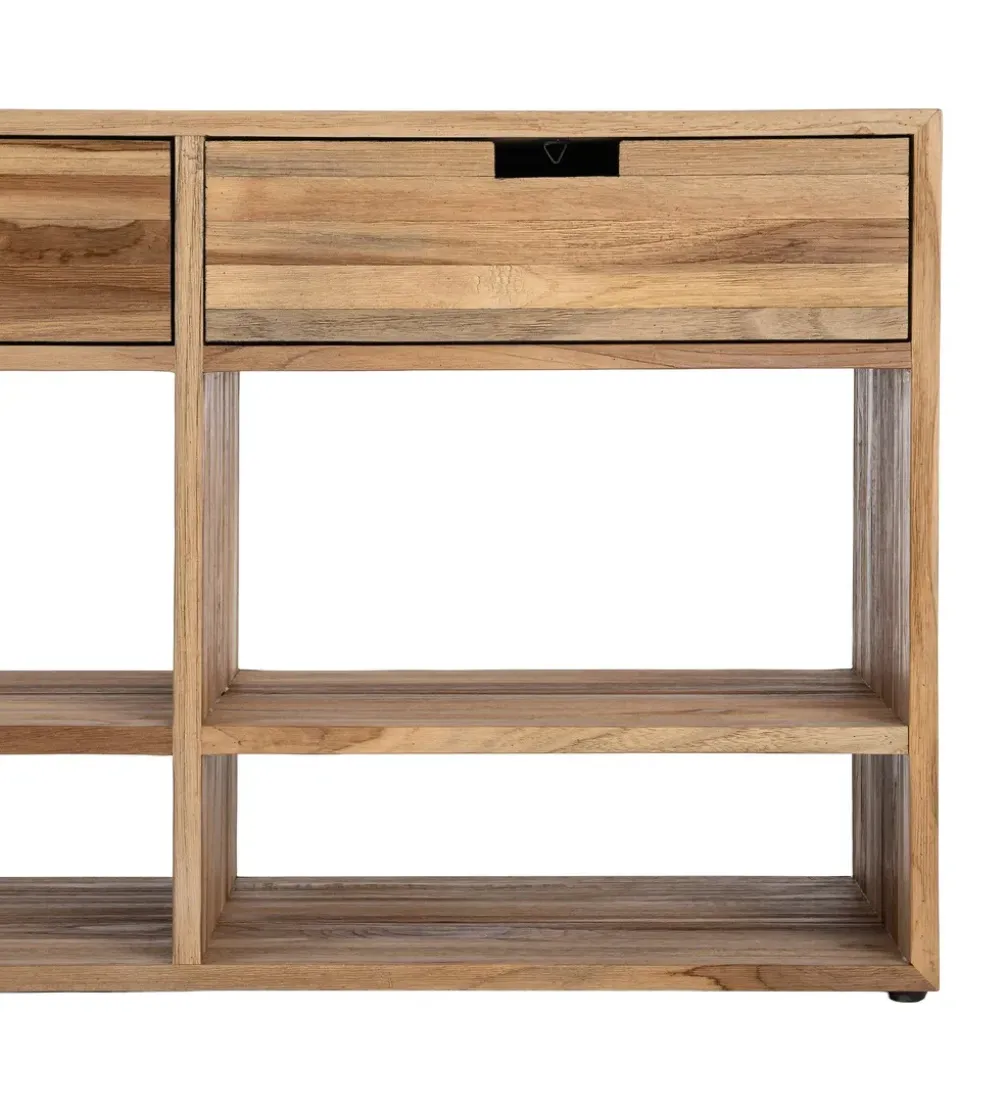 Stolik pod TV KURAN 140 cm drewno teak