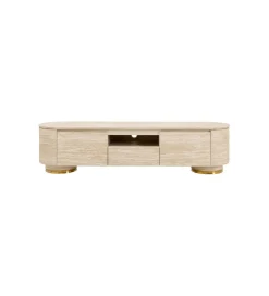 Stolik pod TV LINNEA 160 x 45 cm naturalny
