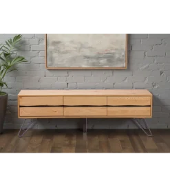 Stolik pod TV LIVING EDGE 160 cm kolor drewno dębu