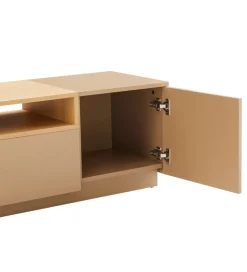 Stolik pod TV LOFT 160 cm beżowa naturalna
