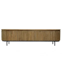 Stolik pod TV LUSAN 210 cm drewno teak