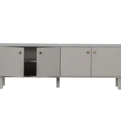Stolik pod TV MADU 160 cm drewno sosny szary