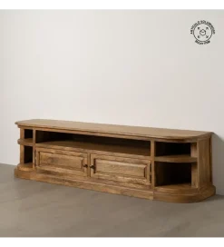 Stolik pod TV NETERO 198 cm drewno mango