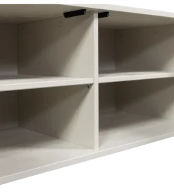 Stolik pod TV NEW GRAVURE 100 cm drewno sosny dust
