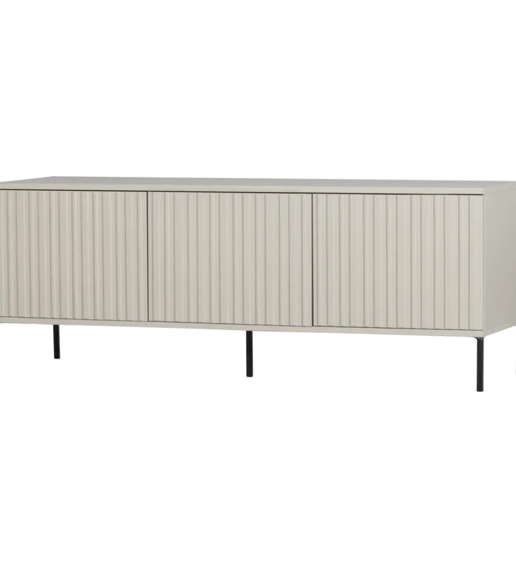 Stolik pod TV NEW GRAVURE 150 cm drewno sosny dust