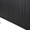 Stolik pod TV NEW GRAVURE 150 cm drewno sosny czarny