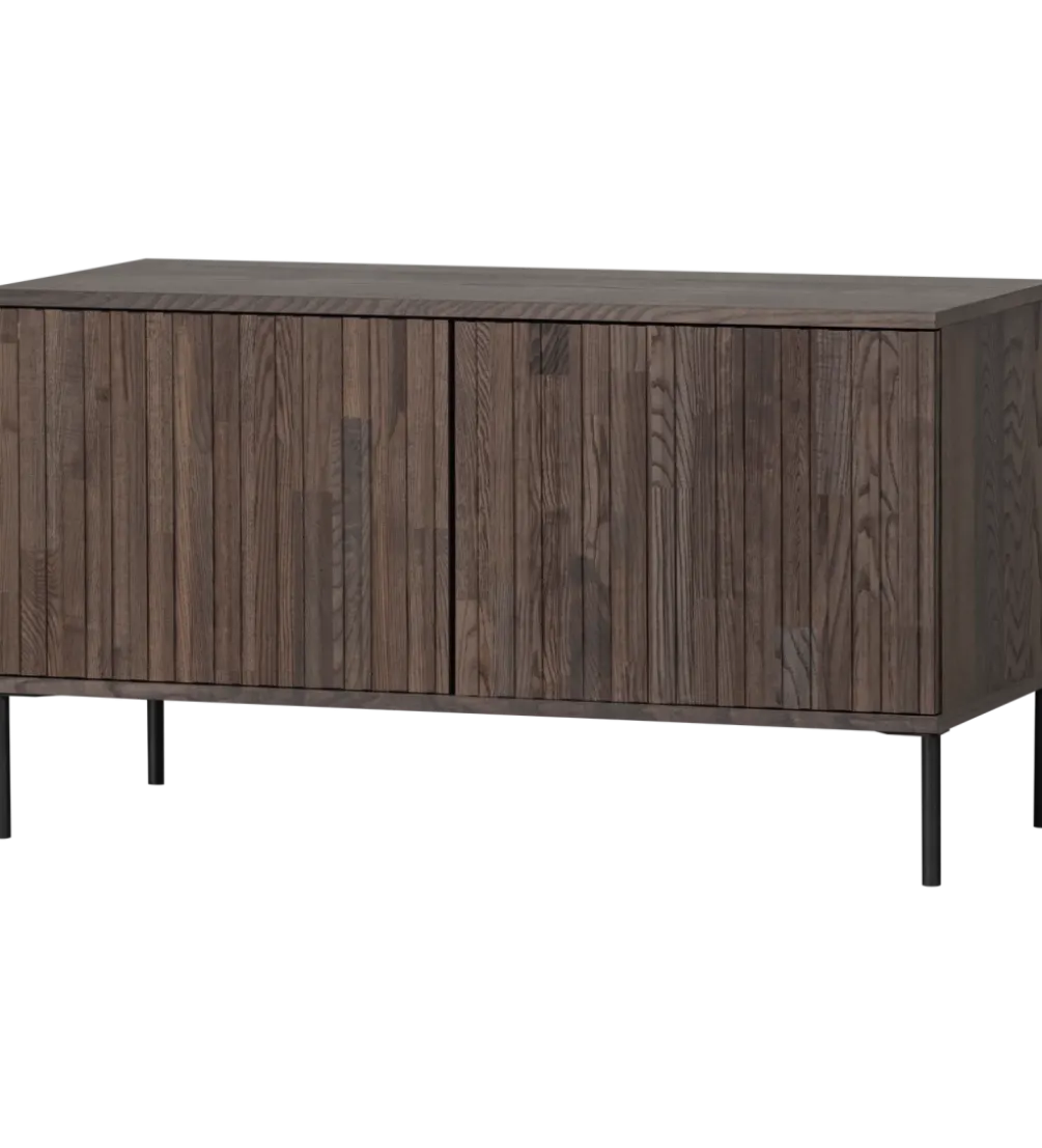 Stolik pod TV NEW GRAVURE 100 cm drewno jesion