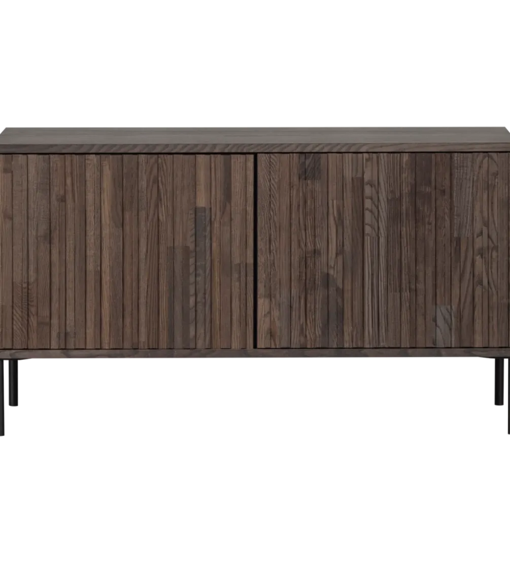 Stolik pod TV NEW GRAVURE 100 cm drewno jesion