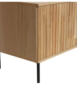 Stolik pod TV NEW GRAVURE 100 cm drewno dębu naturalny