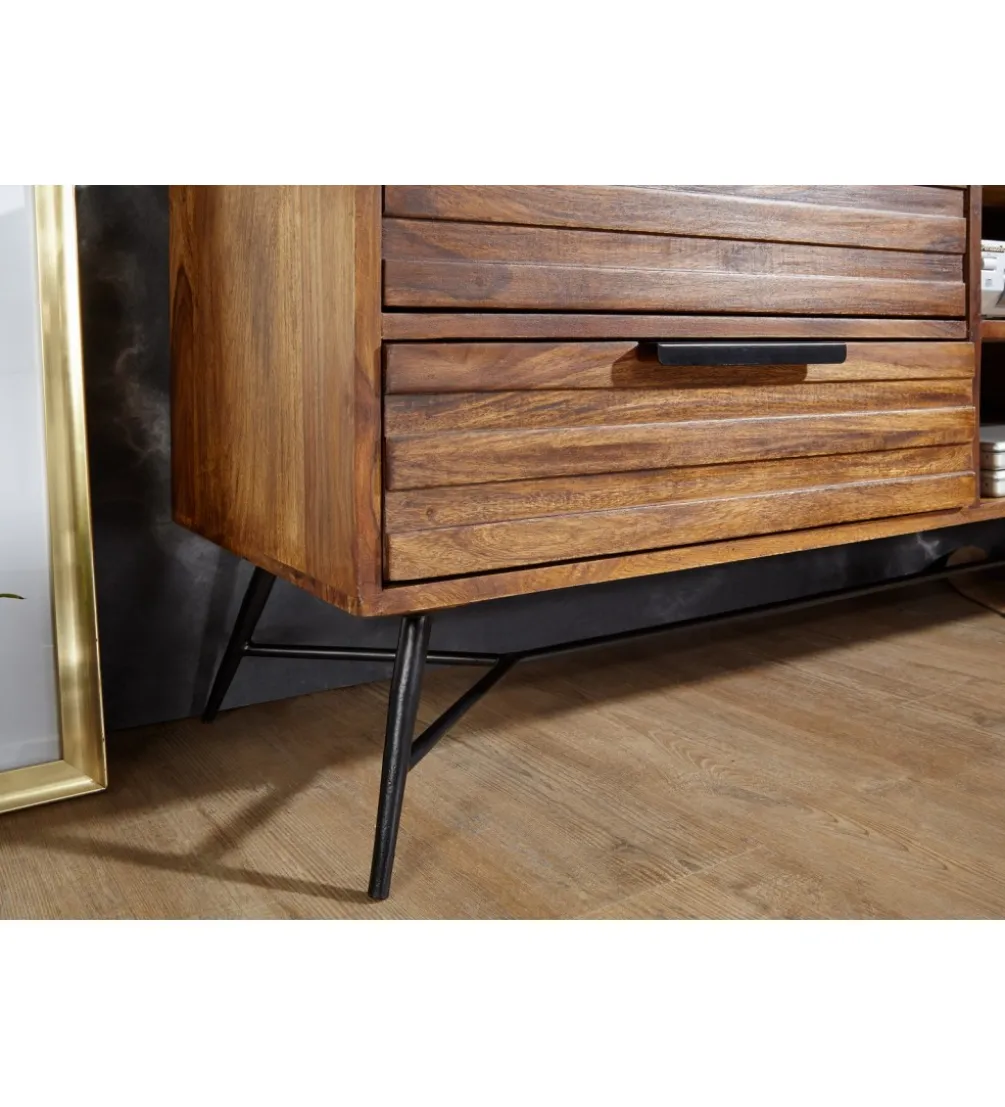 Stolik pod Tv NISHAN 160 cm drewno sheesham