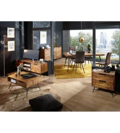 Stolik pod Tv NISHAN 160 cm drewno sheesham