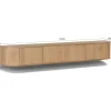 Stolik pod TV NOVERO ZWEVEND 220 cm naturalny