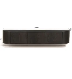 Stolik pod TV NOVERO ZWEVEND 180 cm espresso