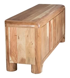 Stolik pod TV OHALDA 140 cm drewno akacja