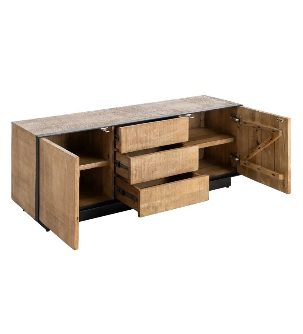Stolik pod TV OHIO 150 cm drewno mango