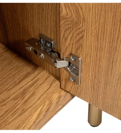 Stolik pod TV PAPATU 160 cm kolor dębu efekt marmuru