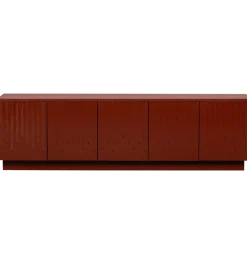 Stolik pod TV PENCIL drewno sosny wiśniowy
