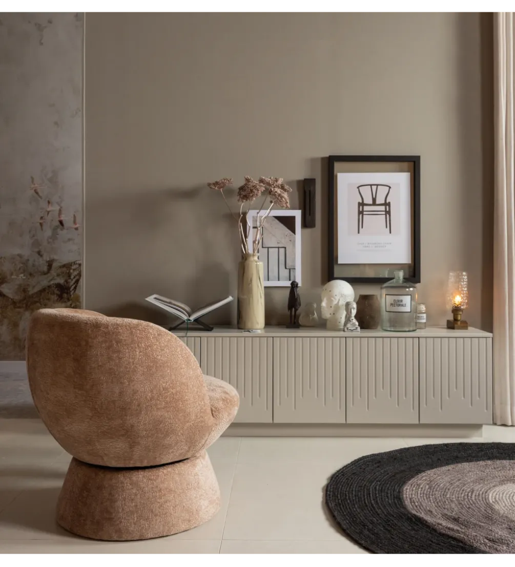Stolik pod TV PENCIL drewno sosny mist
