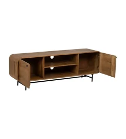Stolik pod TV PINUM 160 cm drewno mango